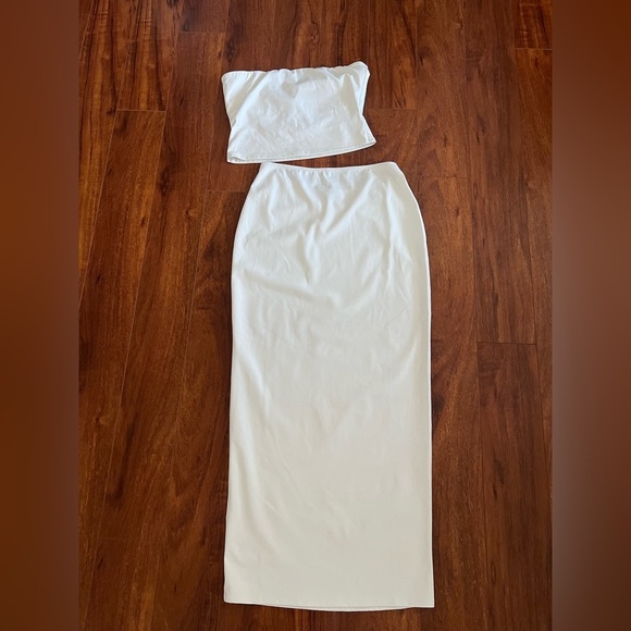 NBD x Maggie MacDonald Eulla Top and Skirt Set in Ivory XS/S - Picture 6 of 10